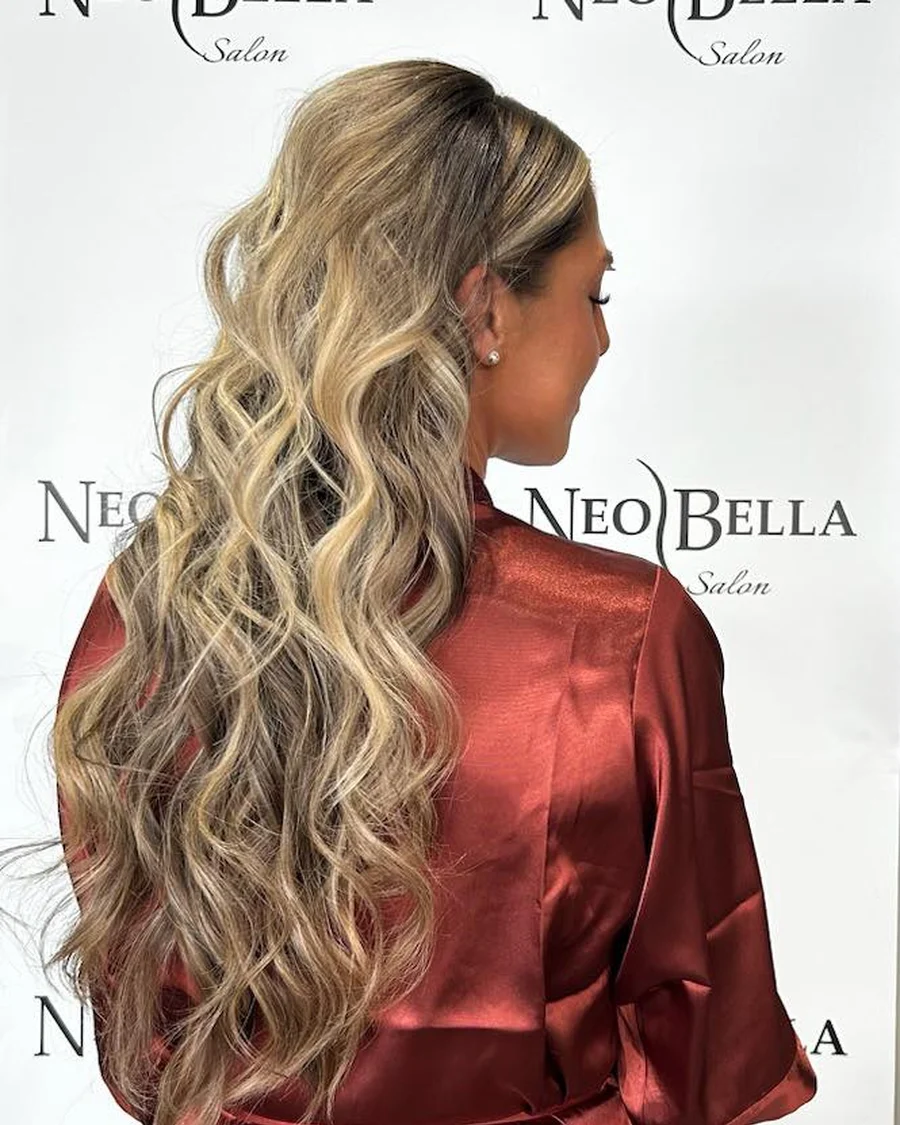 Long extensions fitted at Neo Bella Salon