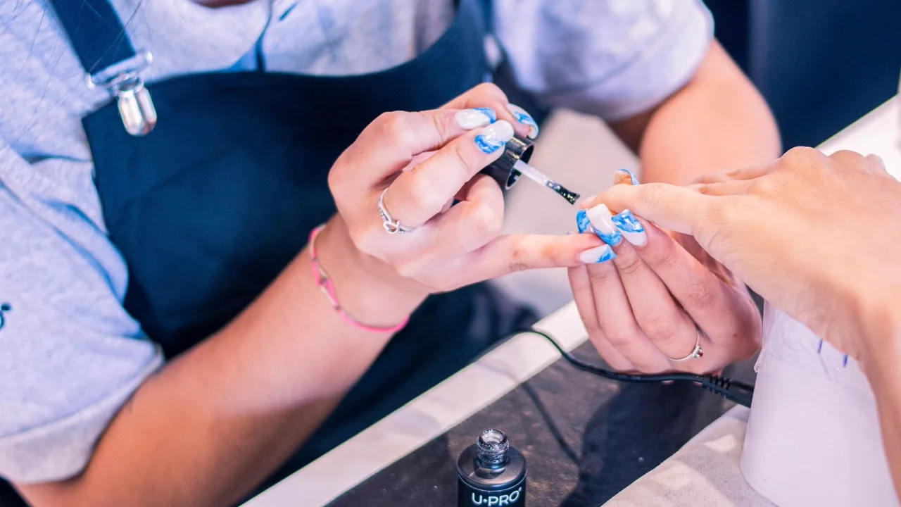 A finished manicure